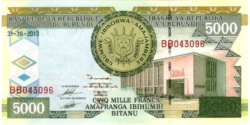 Burundi 48 - Bancnote.net Burundi 48