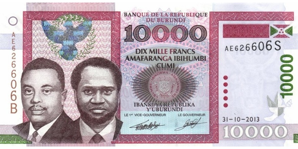Burundi 49 - Bancnote.net Burundi 49