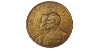 Medalie Regele Ferdinand si Regina Maria