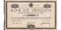 Romania Bon de impozit   500