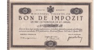 Romania Bon de impozit   500