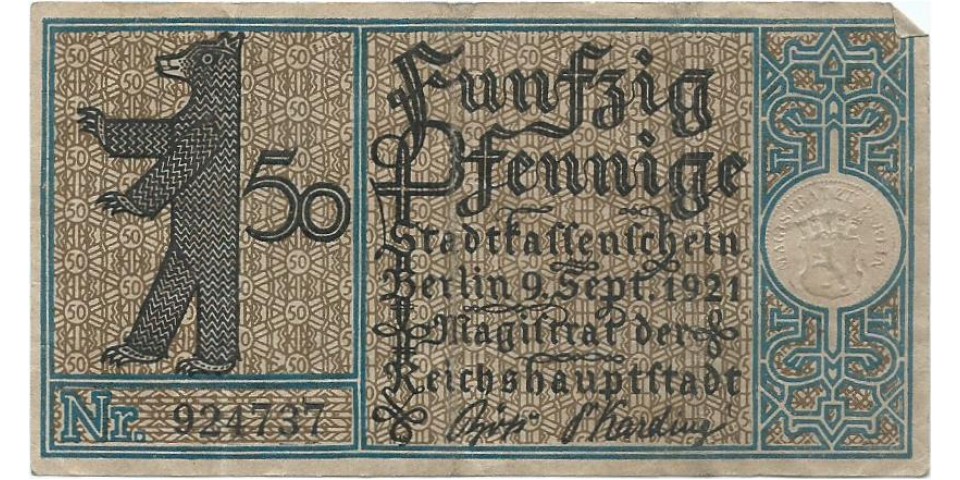 Germania NOTGELD Germania NOTGELD