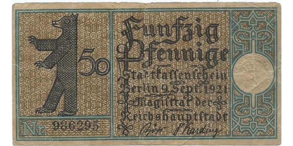 Germania NOTGELD Germania NOTGELD
