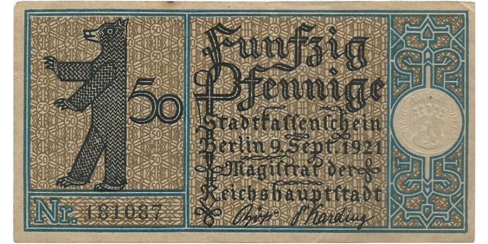 Germania NOTGELD Germania NOTGELD