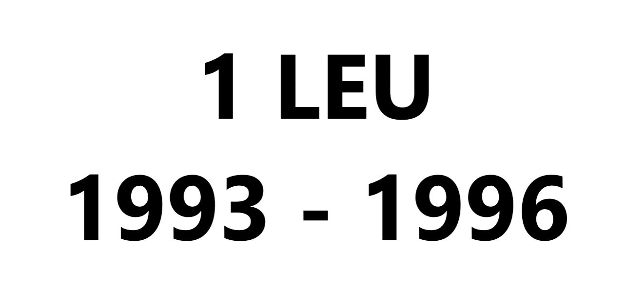 KM 115 - 1 leu 1993-1996
