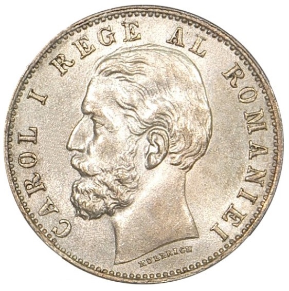 KM  21 - 50 bani 1884-1885