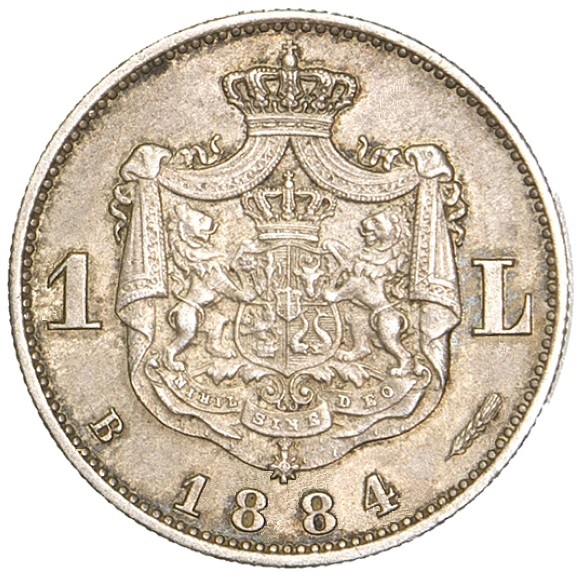 KM  22 - 1 leu 1884-1885