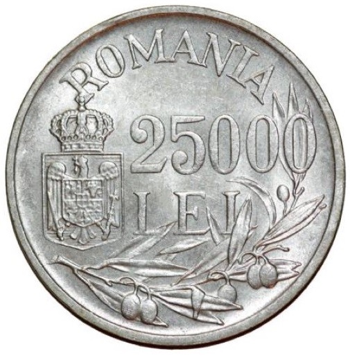 KM  70 - 25.000 lei 1946