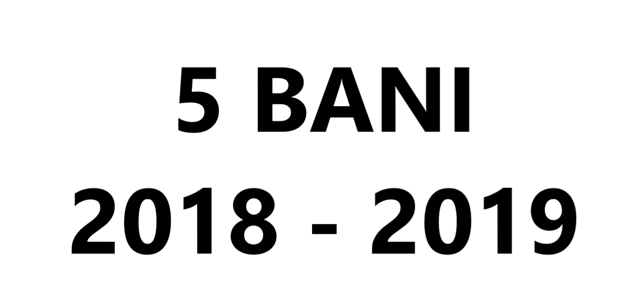 UC   2 - 5 bani 2018